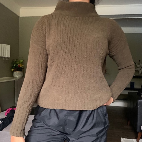 Funnel neck cashmere sweater - Picture 2 of 4